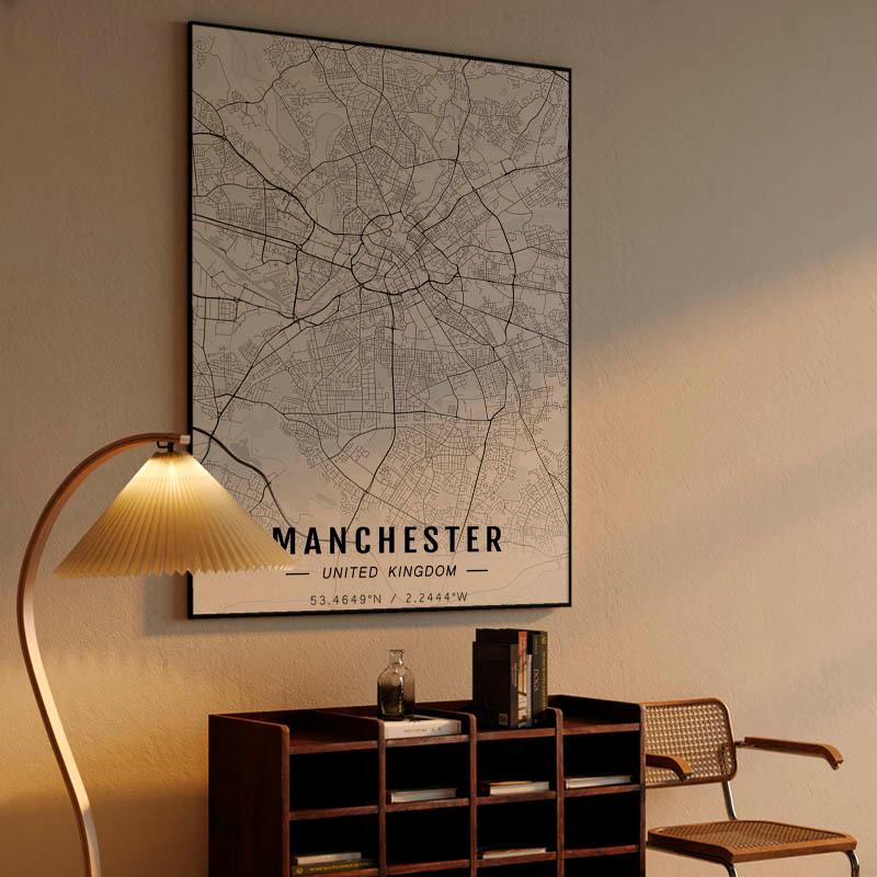 Manchester map