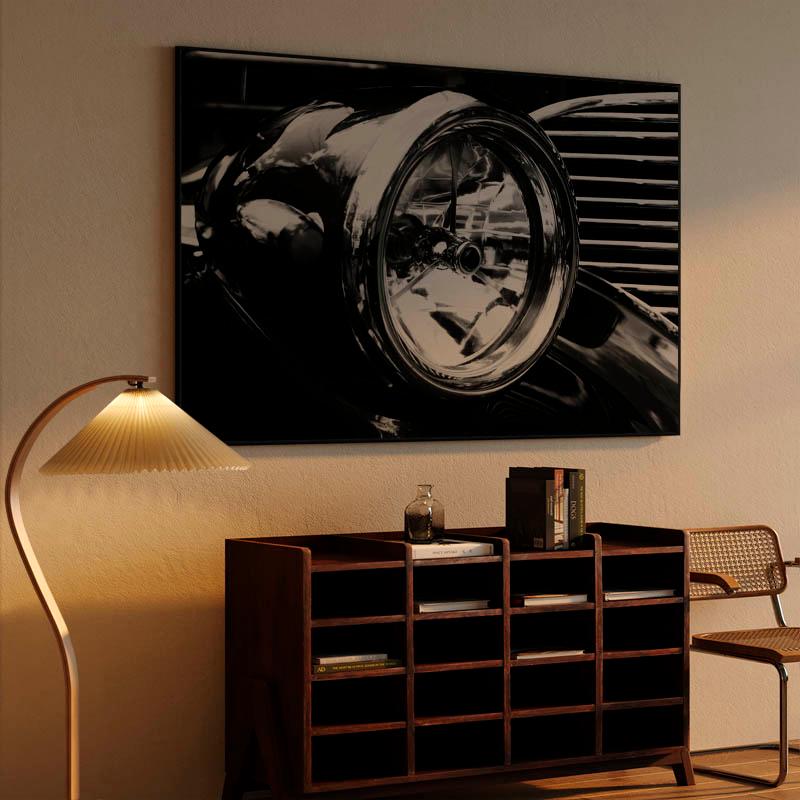 Black and White Chevrolet 1937