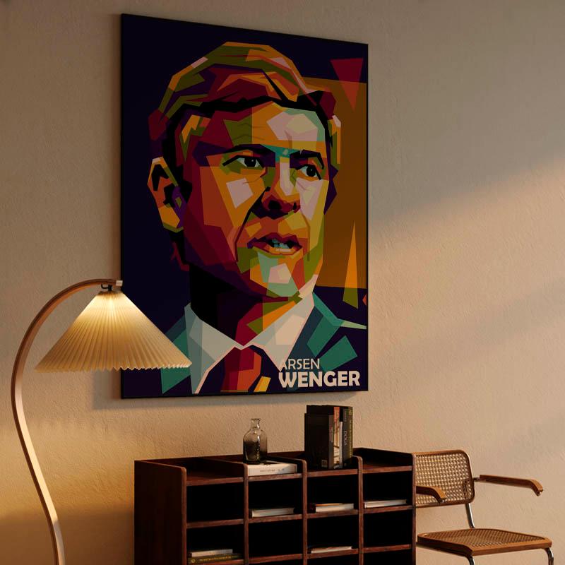 Arsen Wenger in wpap pop art