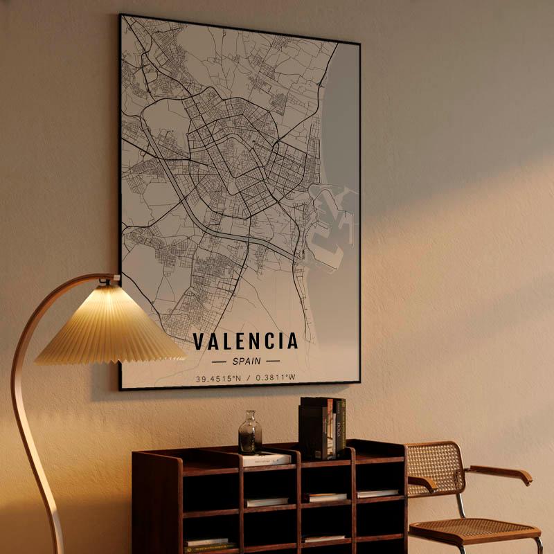 Valencia map