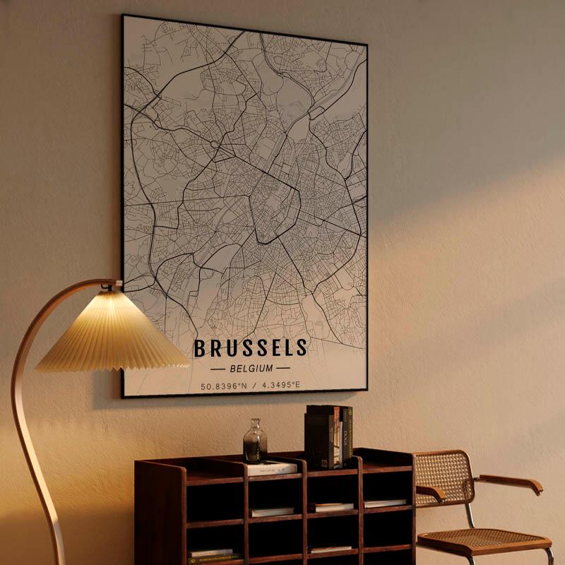 Brussels map