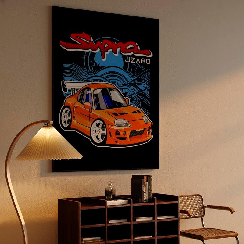 Toyota Supra JZA80 CARtoon / CARicature