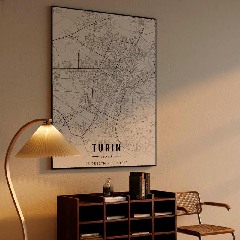 Turin map
