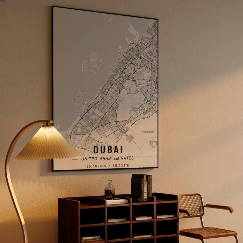 Dubai map