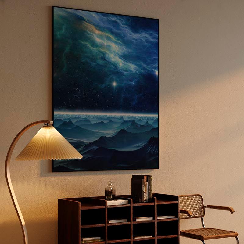 Blue Space Landscape