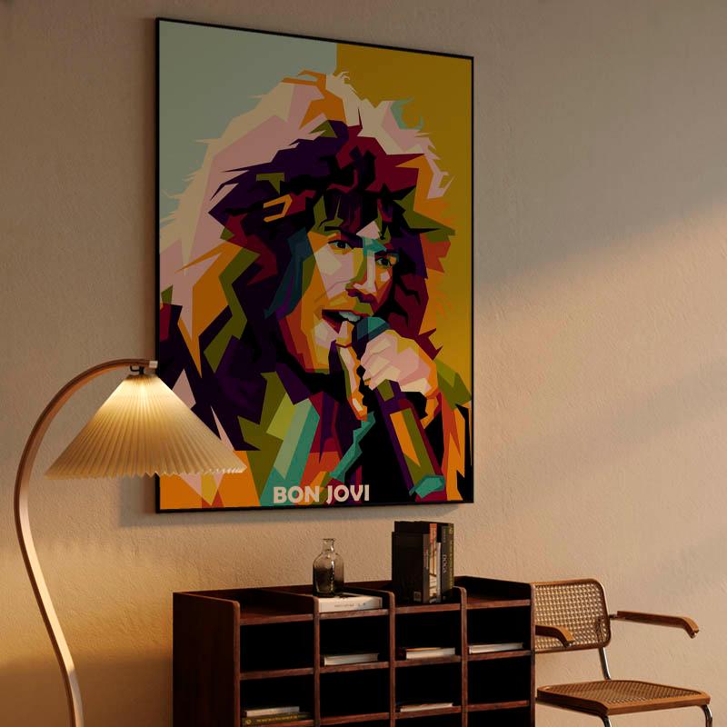 The Rockstar in amazing illustration