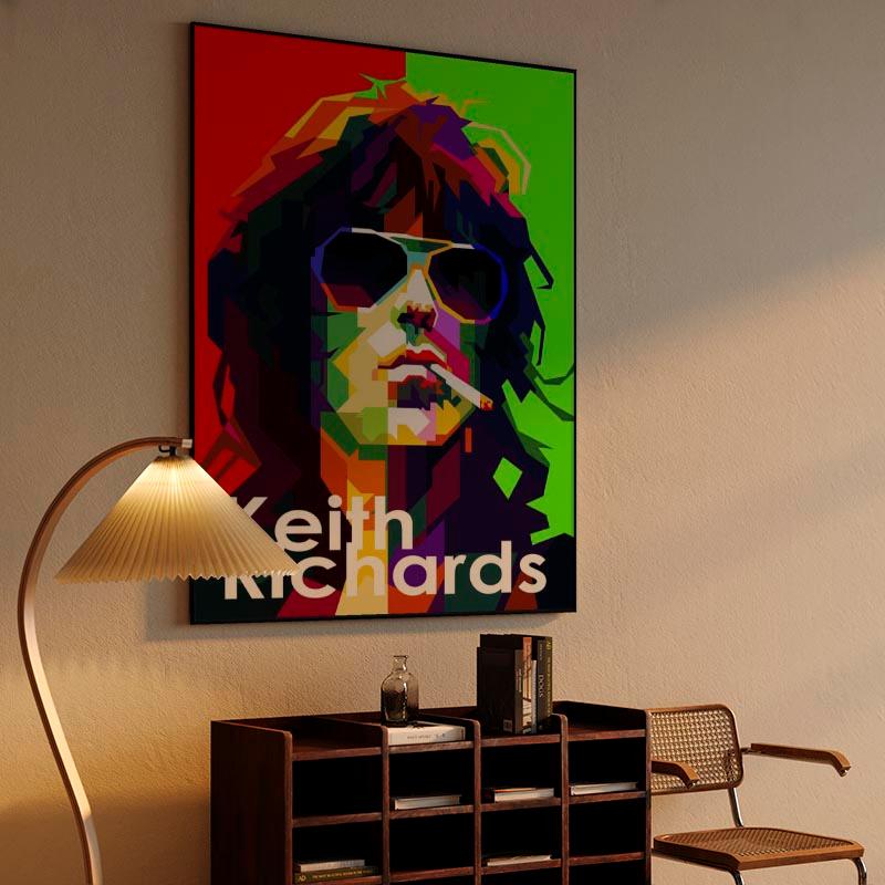 Keith Richards Musician Pop WPAP