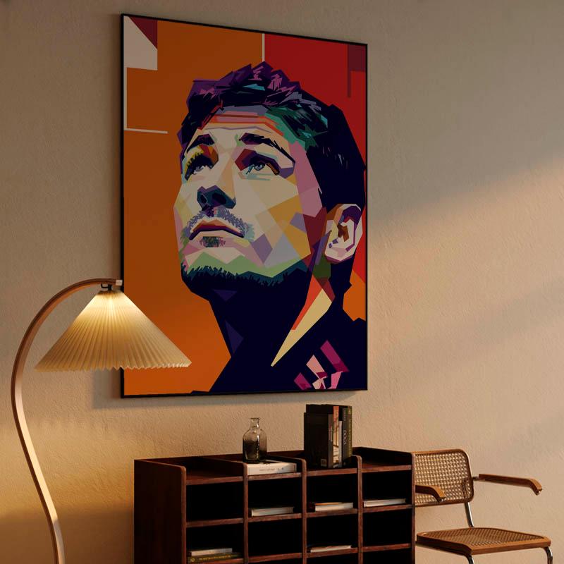 Iker Casilas wpap pop art