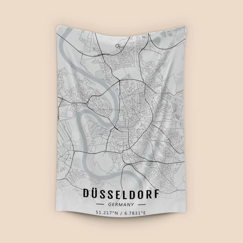 Düsseldorf map