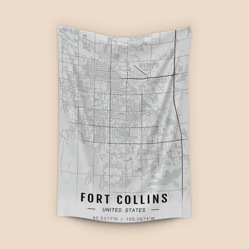 Fort Collins map