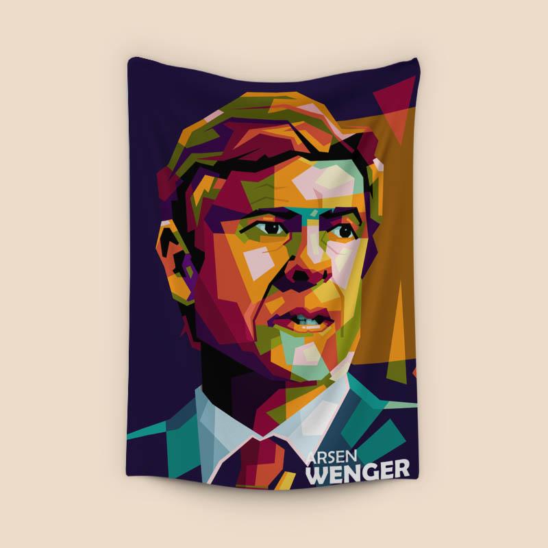 Arsen Wenger in wpap pop art