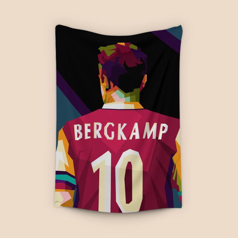 Dennis Bergkamp in Pop art fantastic
