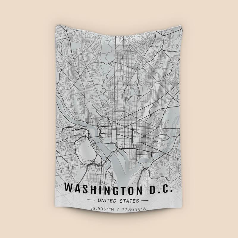 Washington D.C. map