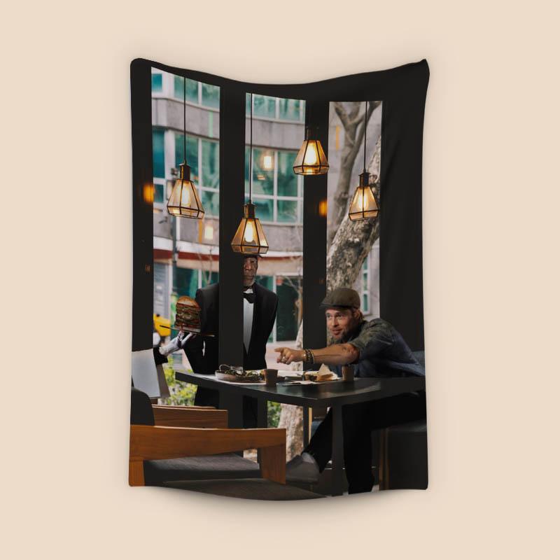 Morgan Freeman stalks Bradd Pitt