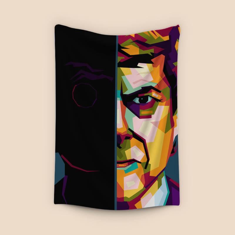 Arsen Wenger Half Black pop art