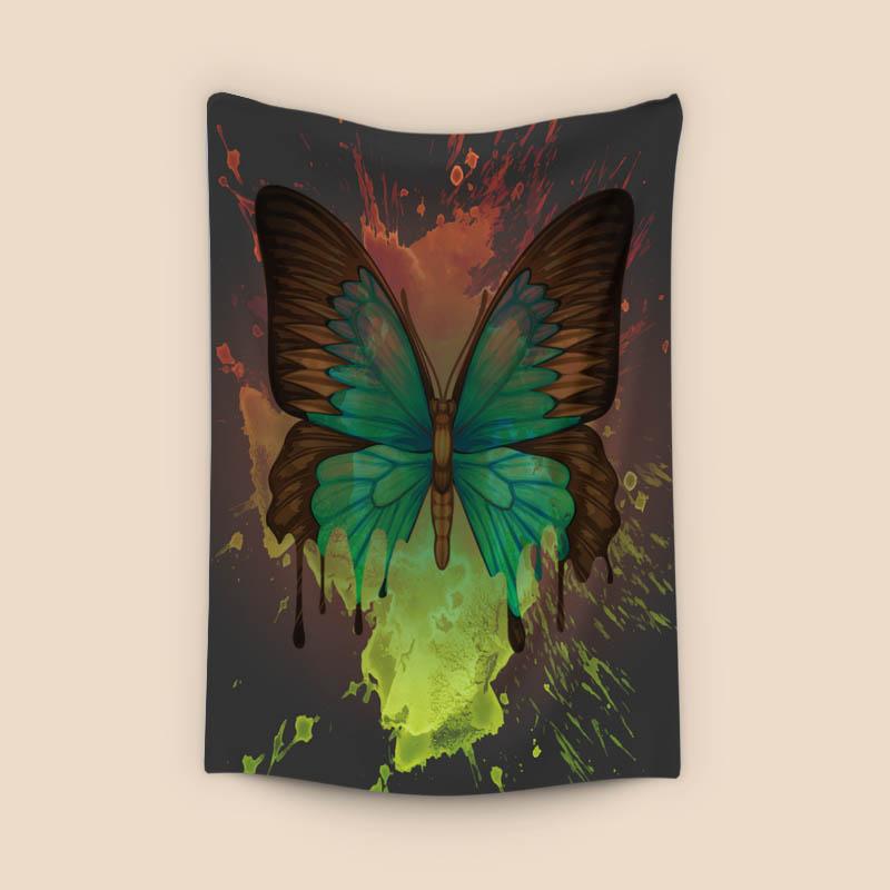 Dripping Butterfly Canvas