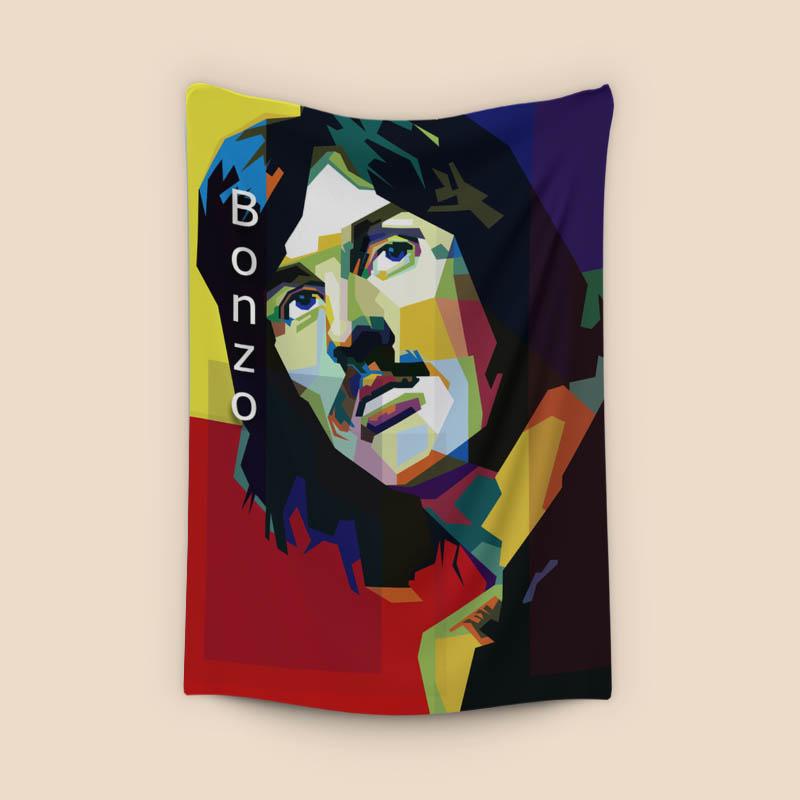 John Bonham "Bonzo" Pop Art WPAP