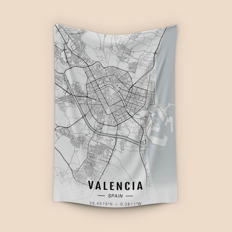Valencia map