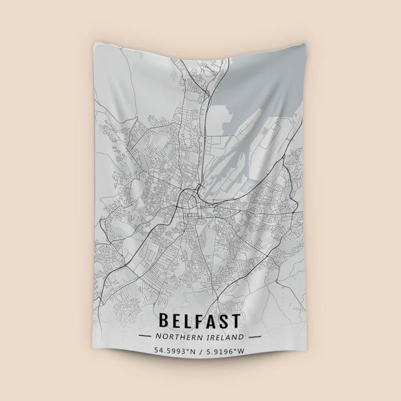 Belfast map