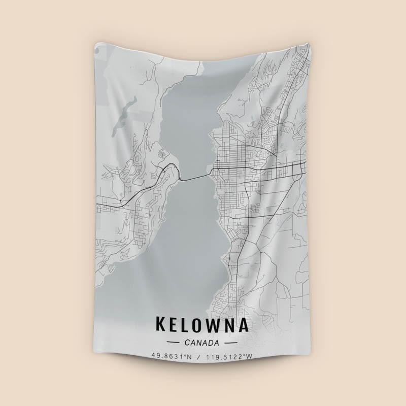 Kelowna map