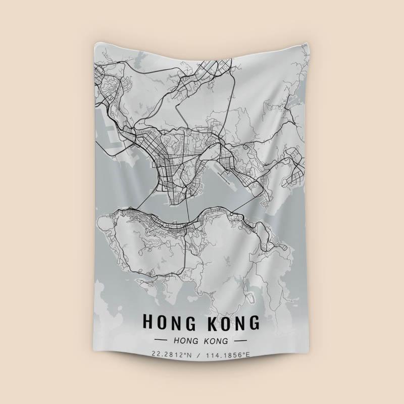 Hong Kong map