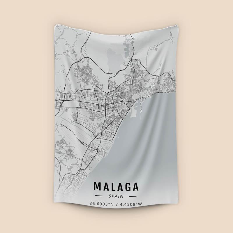 Malaga map