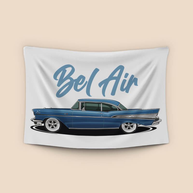 Chevrolet Bel Air 1957 Car Canvas Chevrolet