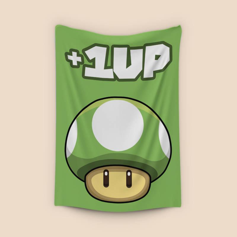 '+1UP Mario mushroom