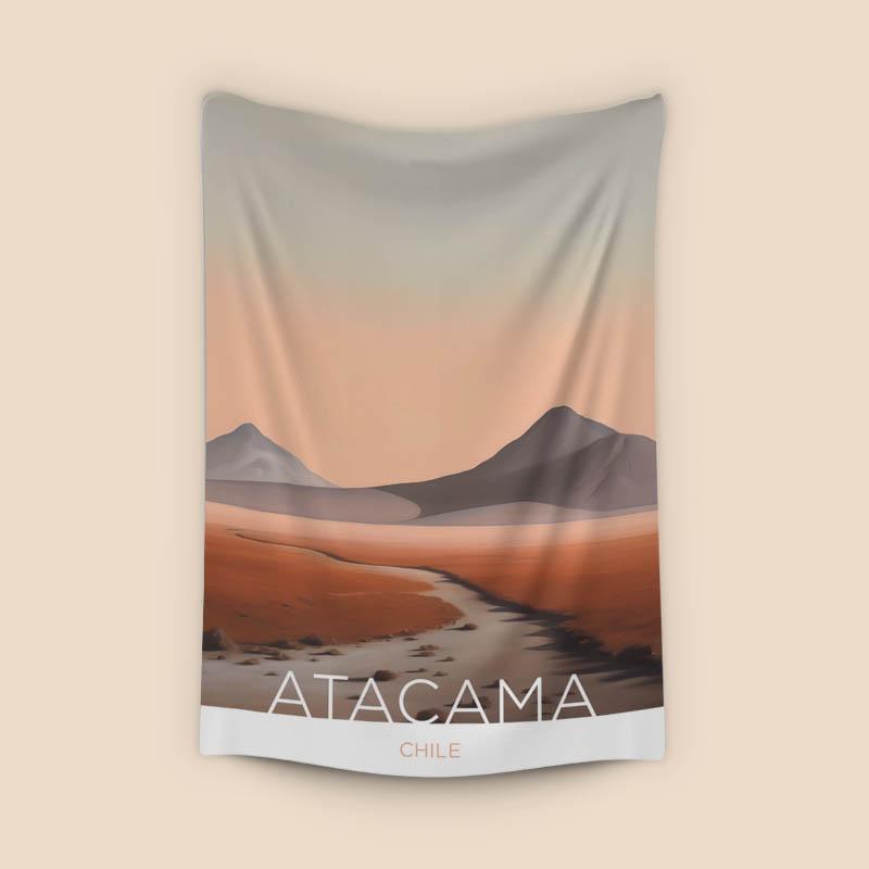 The Atacama Desert - Chile - Tempera Painting Technique