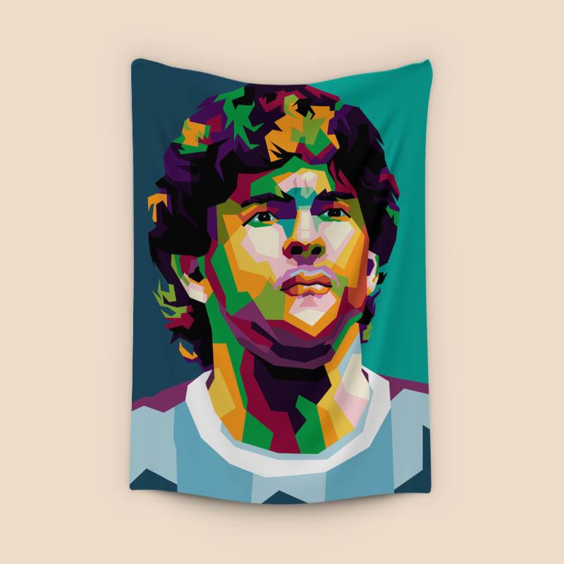 Legend football world DIEGO MARADONA POP ART