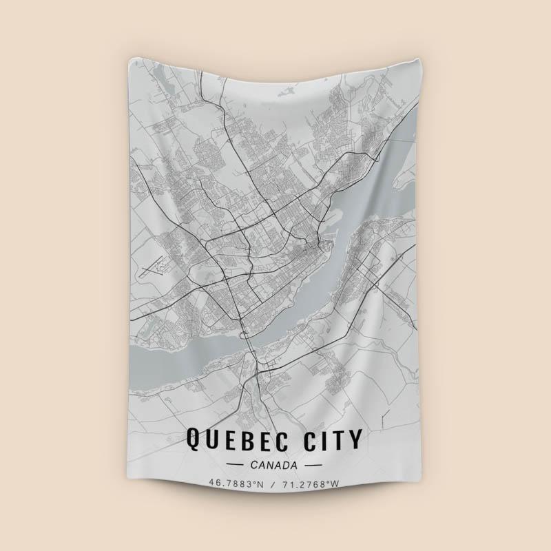 Quebec City map