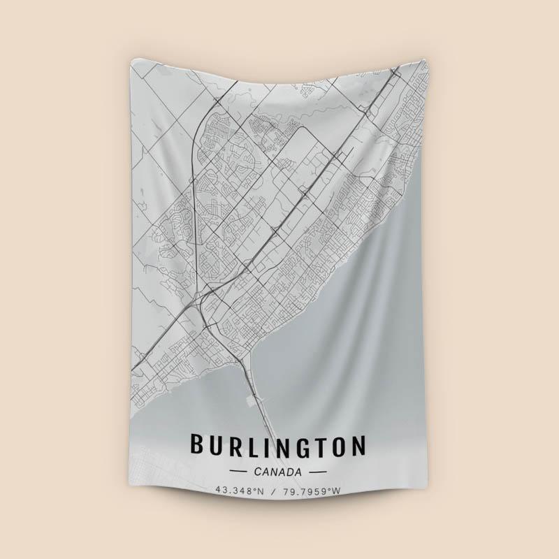 Burlington map