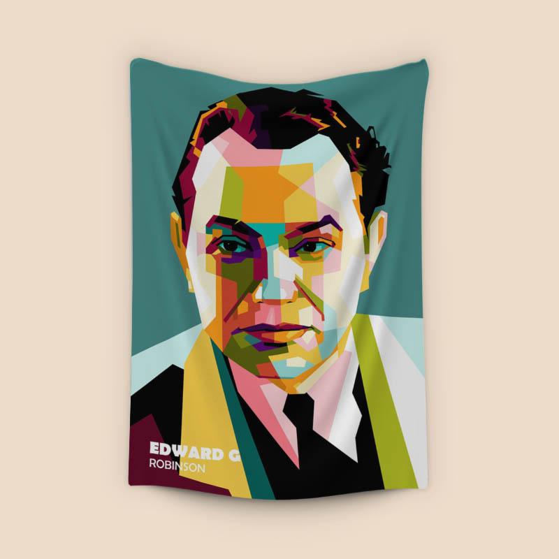 Edward G Robinson in amazing pop art