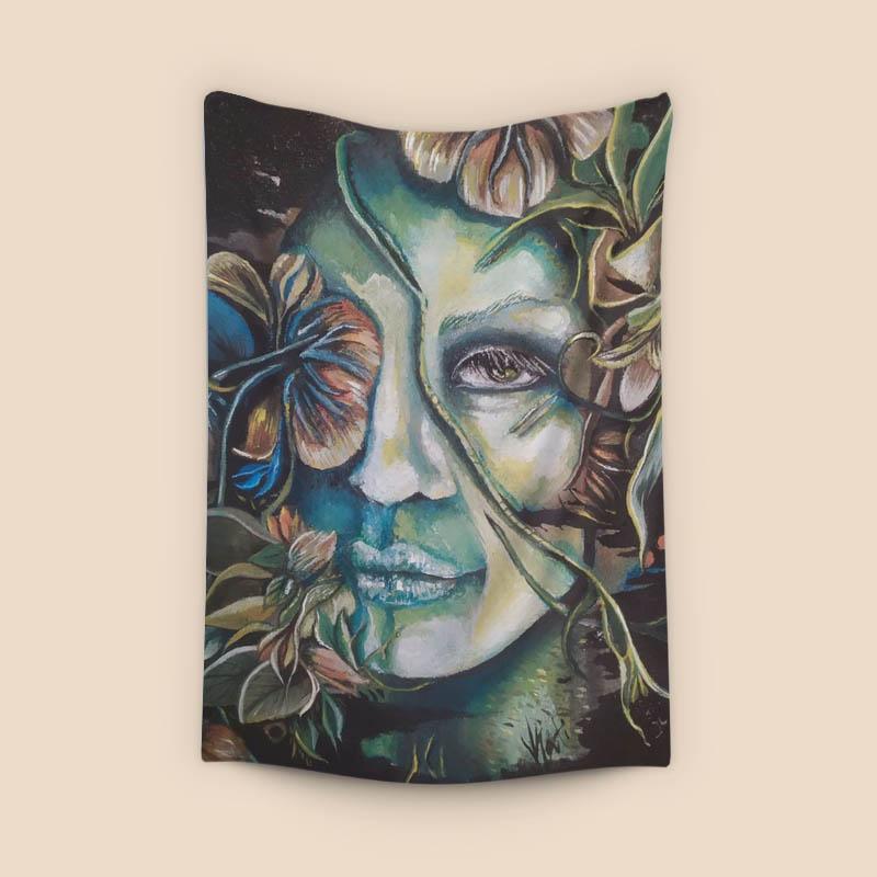 fantasy flower woman