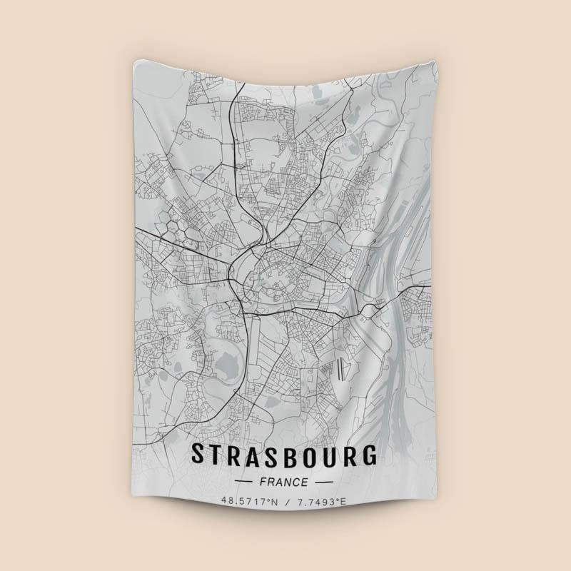 Strasbourg map
