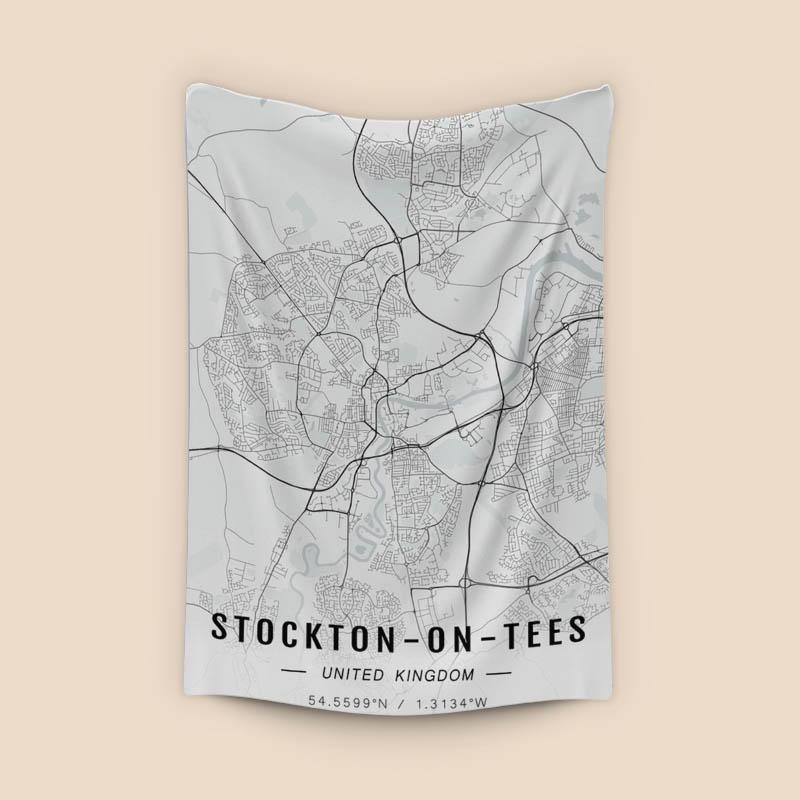 Stockton-on-Tees map