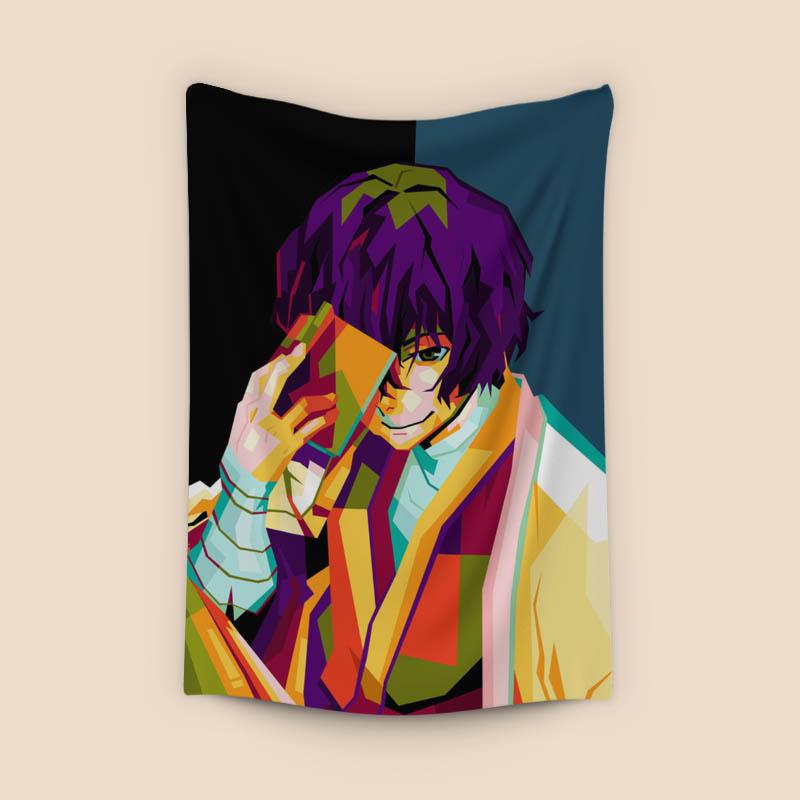 Anime Osamu Dazai in Pop art