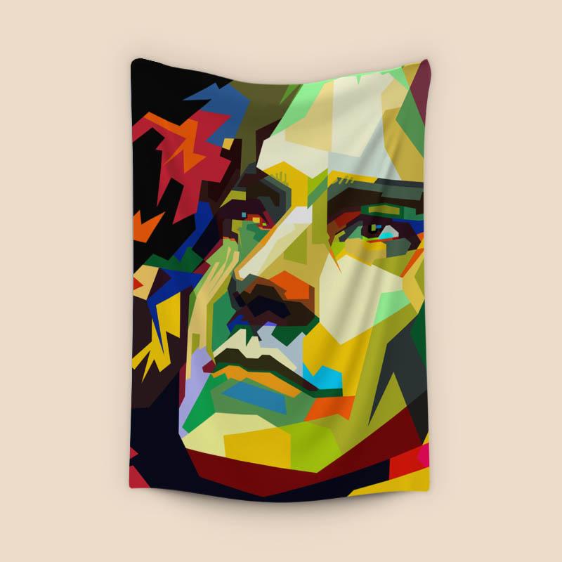 Robert Plant Pop Art WPAP - Canvast Print