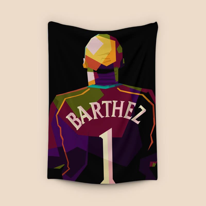 Fabien Barthez in wpap pop art