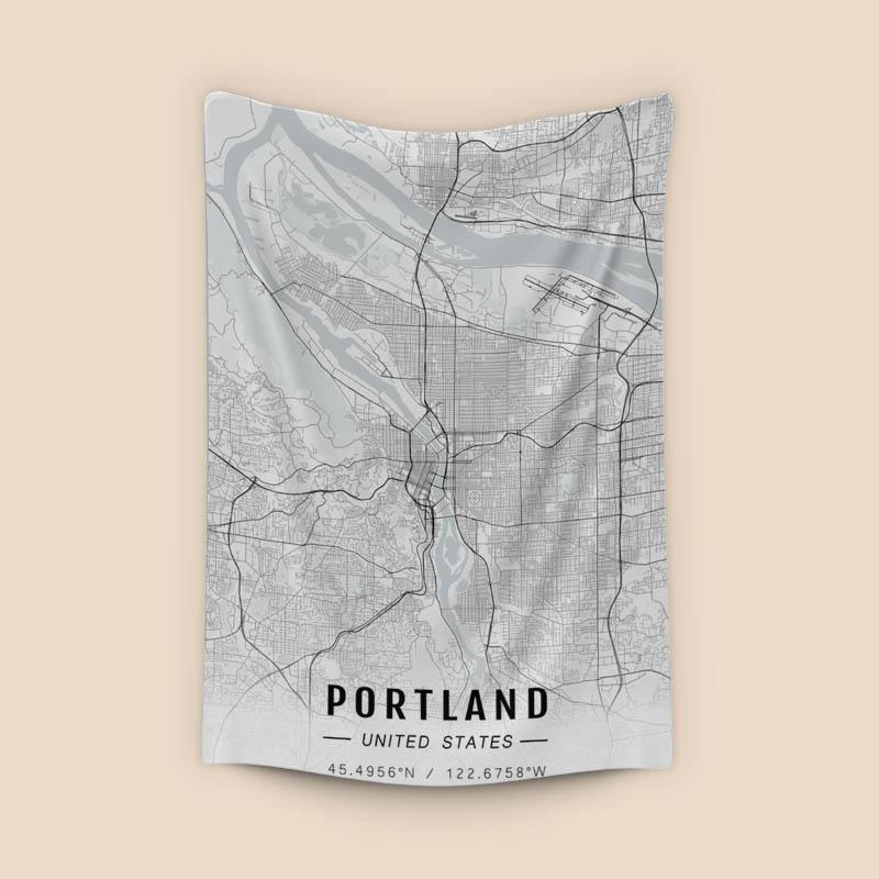 Portland map