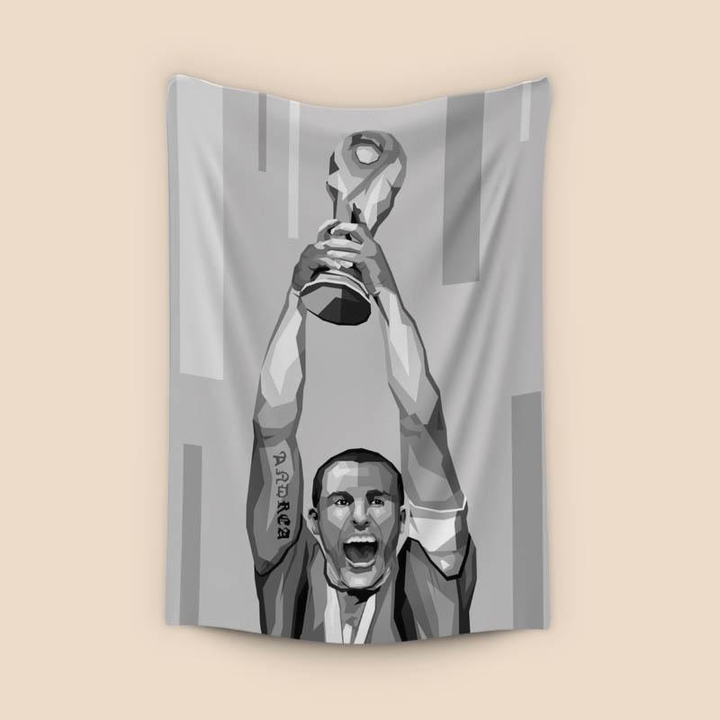 Fabio Cannavaro in black white classic 