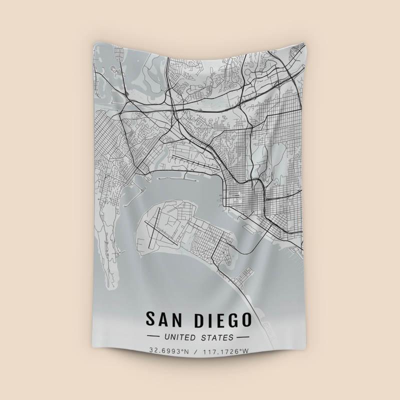 San Diego map