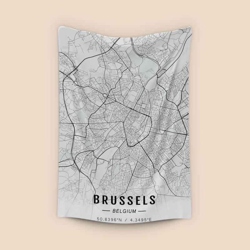 Brussels map