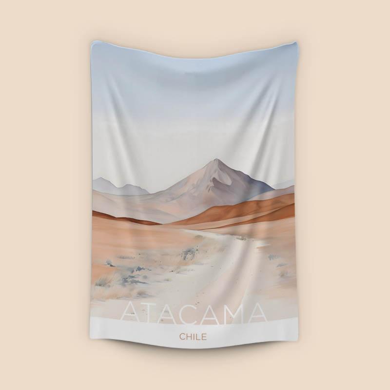 The Atacama Desert - Chile - Gouache Technique