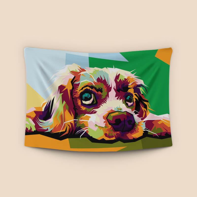 Anime Pet dog Sleepy cute