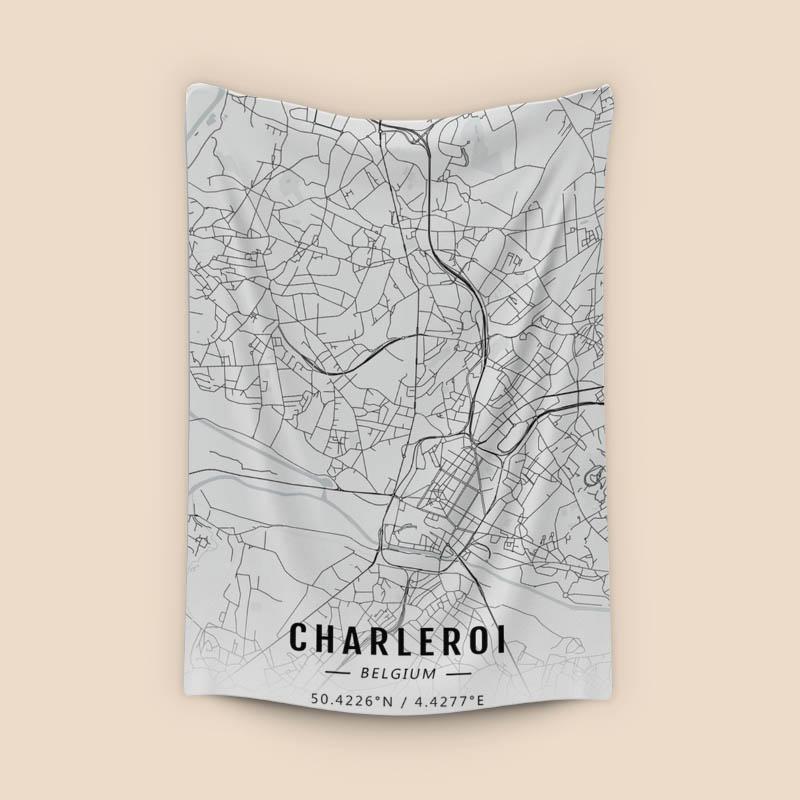 Charleroi map
