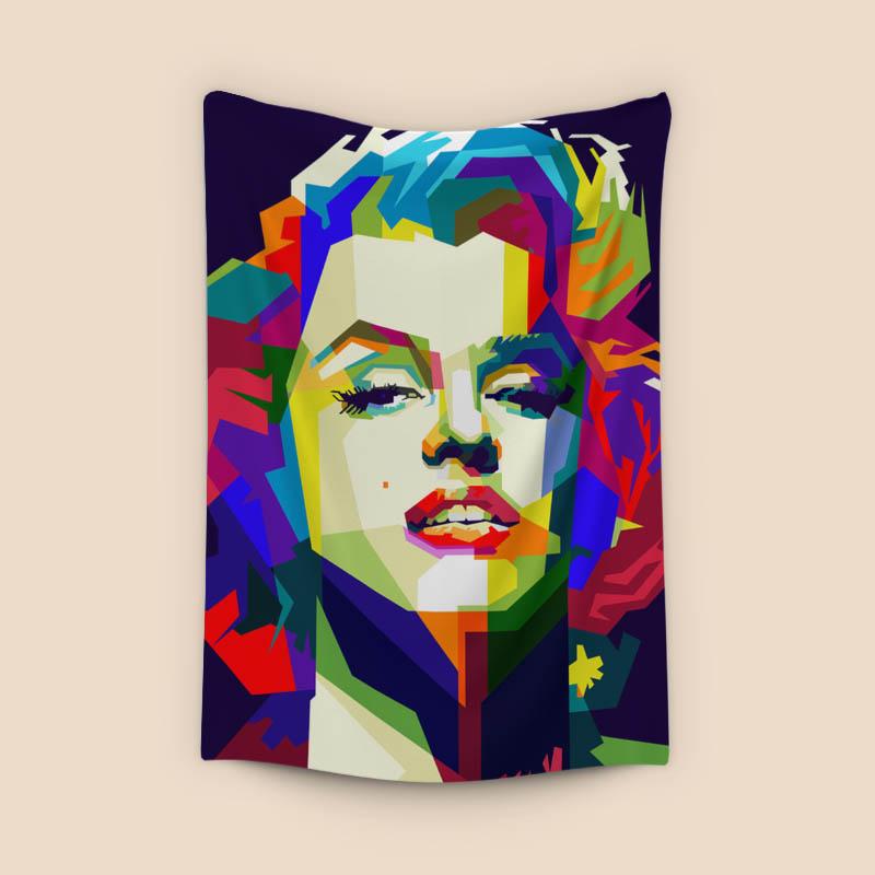 Marilyn Monroe Pop Art WPAP