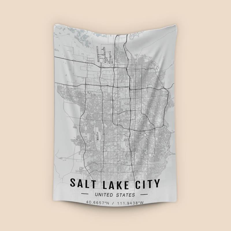 Salt Lake City map