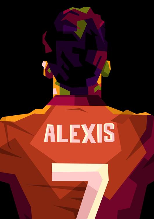 Alexis sanchez in Wpap art