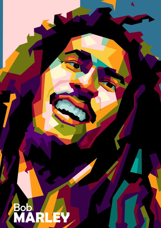 Icon Music Jamaica in pop art